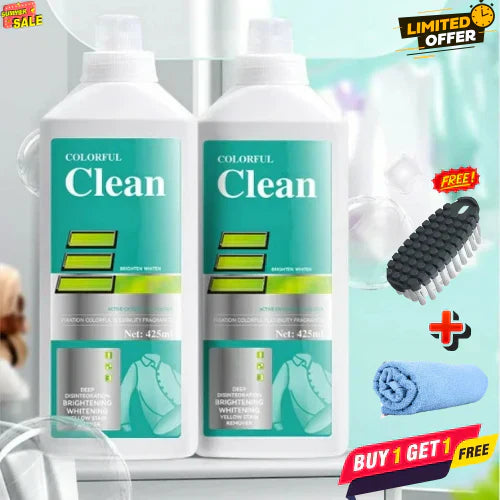 8 in 1 Colour Bleach Laundry Detergent Stain Remover 🧺