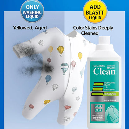 8 in 1 Colour Bleach Laundry Detergent Stain Remover 🧺
