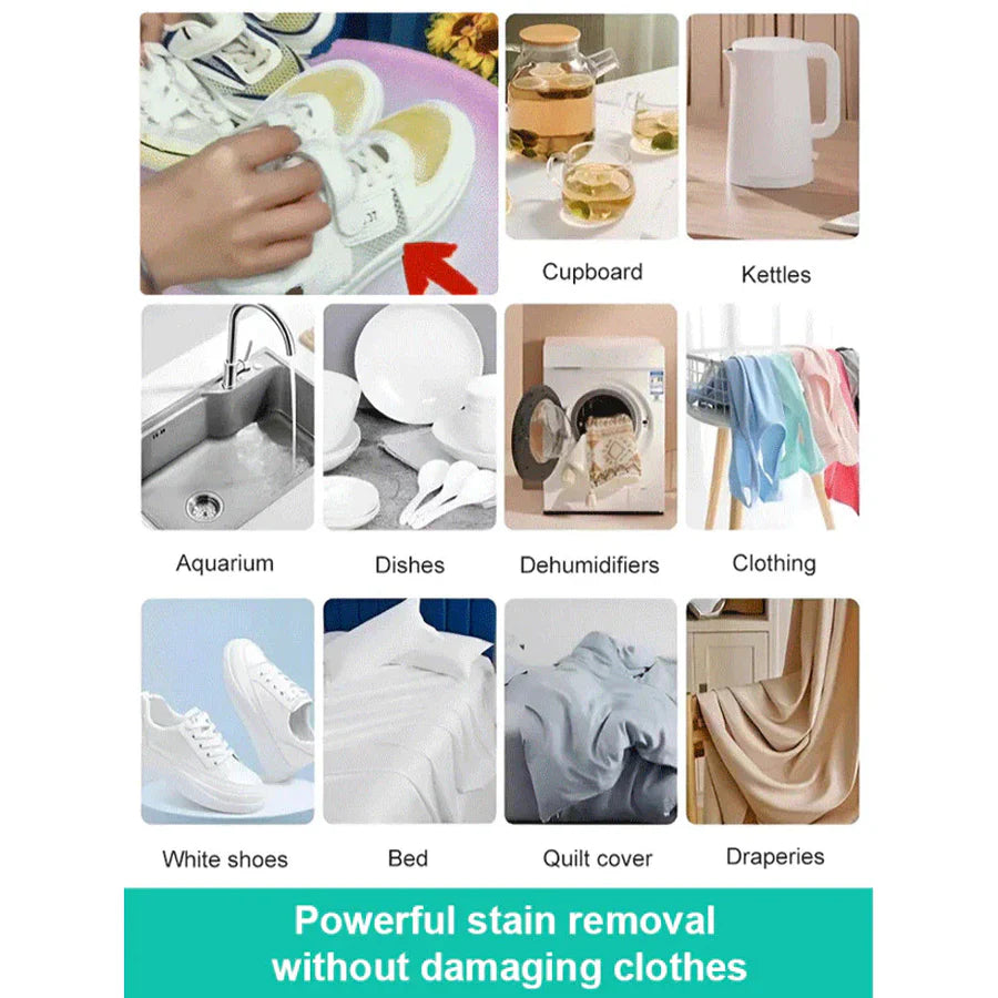8 in 1 Colour Bleach Laundry Detergent Stain Remover 🧺