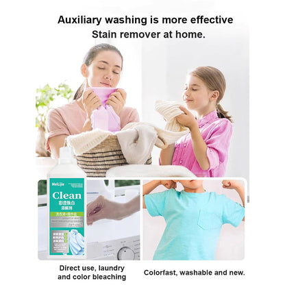 8 in 1 Colour Bleach Laundry Detergent Stain Remover 🧺